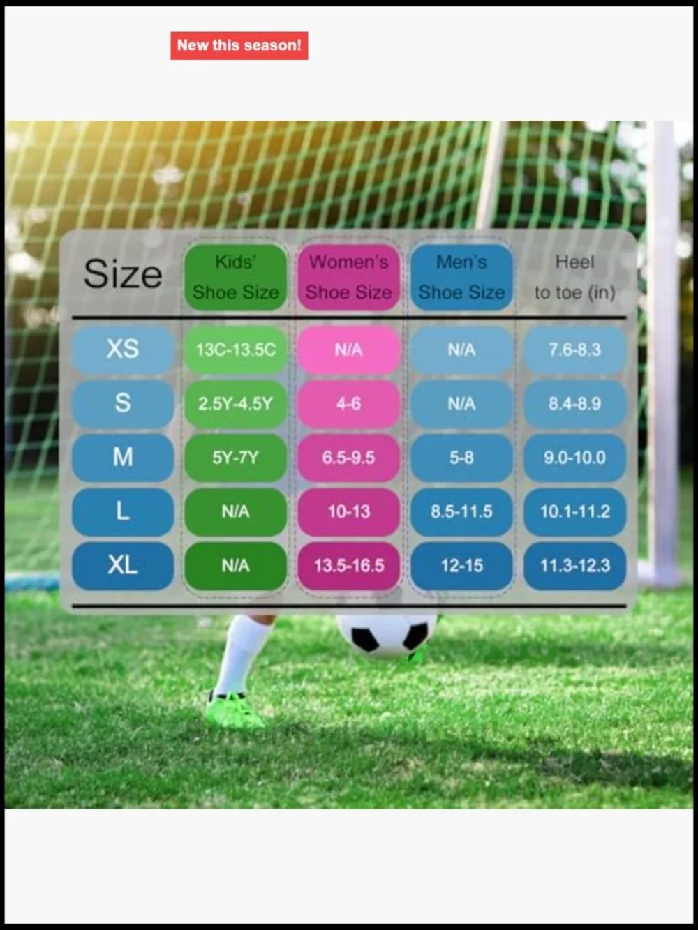 Knee High Soccer Socks for Adult Youth Kids - 1/3/5 Pairs